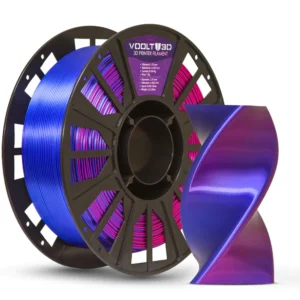 Filamento PLA Duo Color Shadow Azul Safira com Ametista V-Silk - 1kg